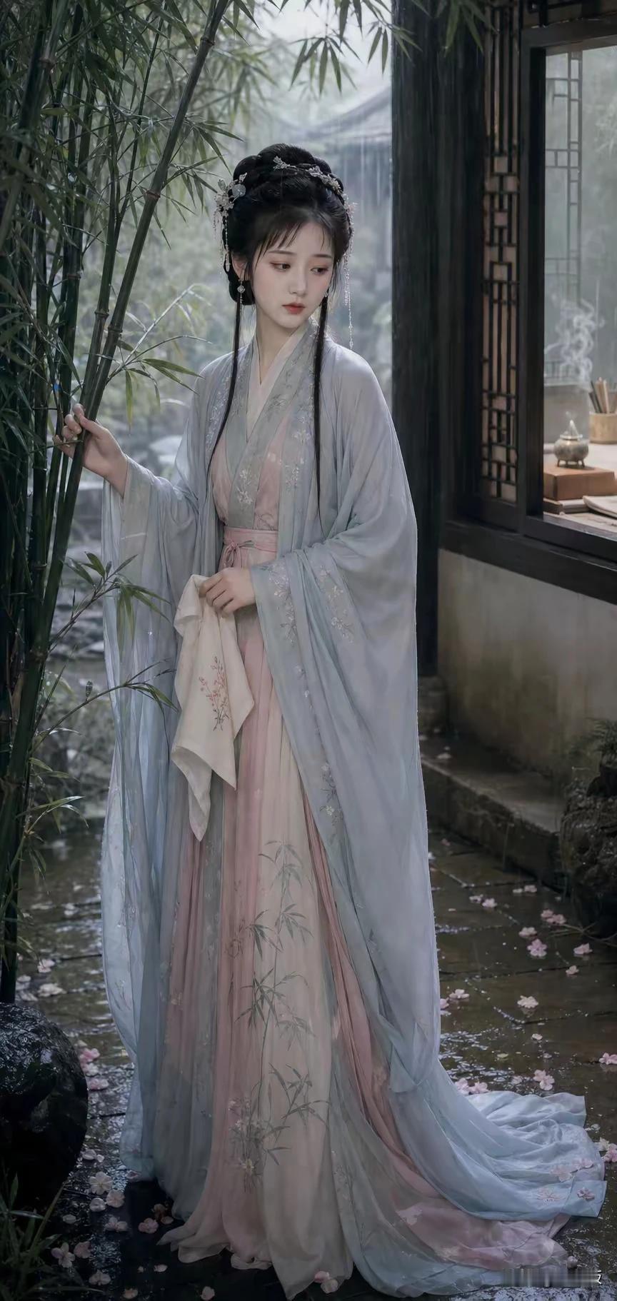 先生花0.99元，画了两张林黛玉图片。
必须说，不比普通画家差，甚至还要精致些。
