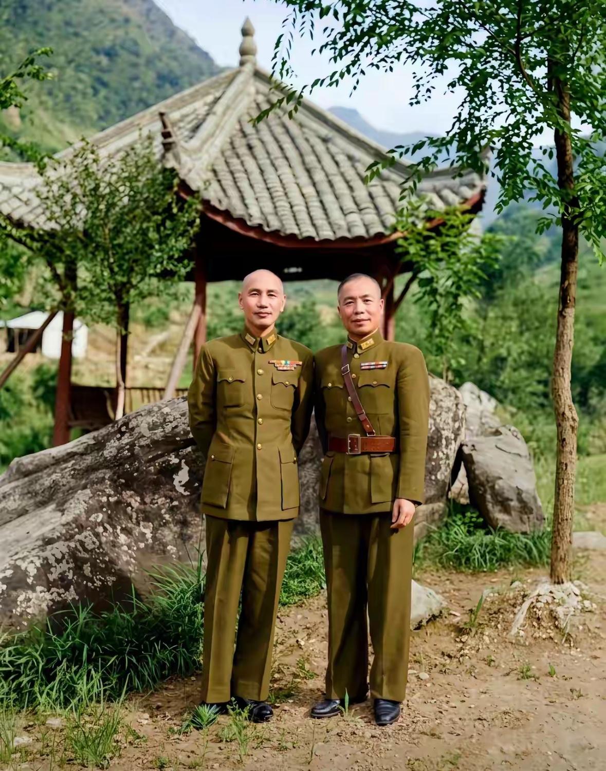 李宗仁和蒋中正1946年的留影