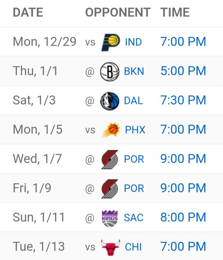 接下来8场没有背靠背预测一下7胜1负 篮球年末狂欢季休斯顿火箭