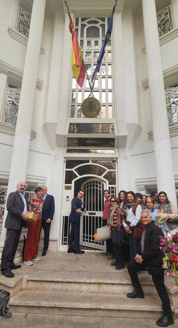 西班牙驻伊朗大使馆重新开放 西班牙驻伊朗德黑兰大使馆重新开馆 