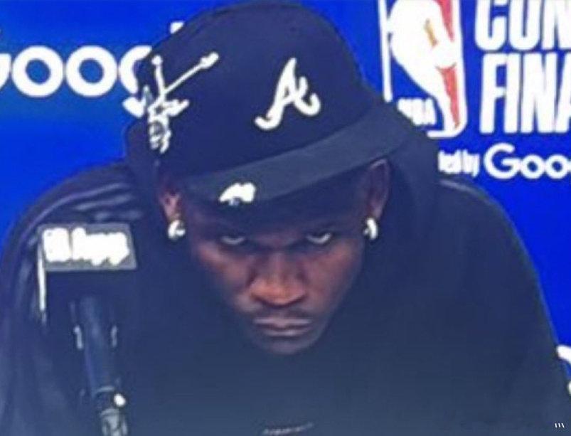 G2要爆发？爱德华兹新闻发布会露出酷似金刚狼的眼神今日，NBA季后赛继续进行，西