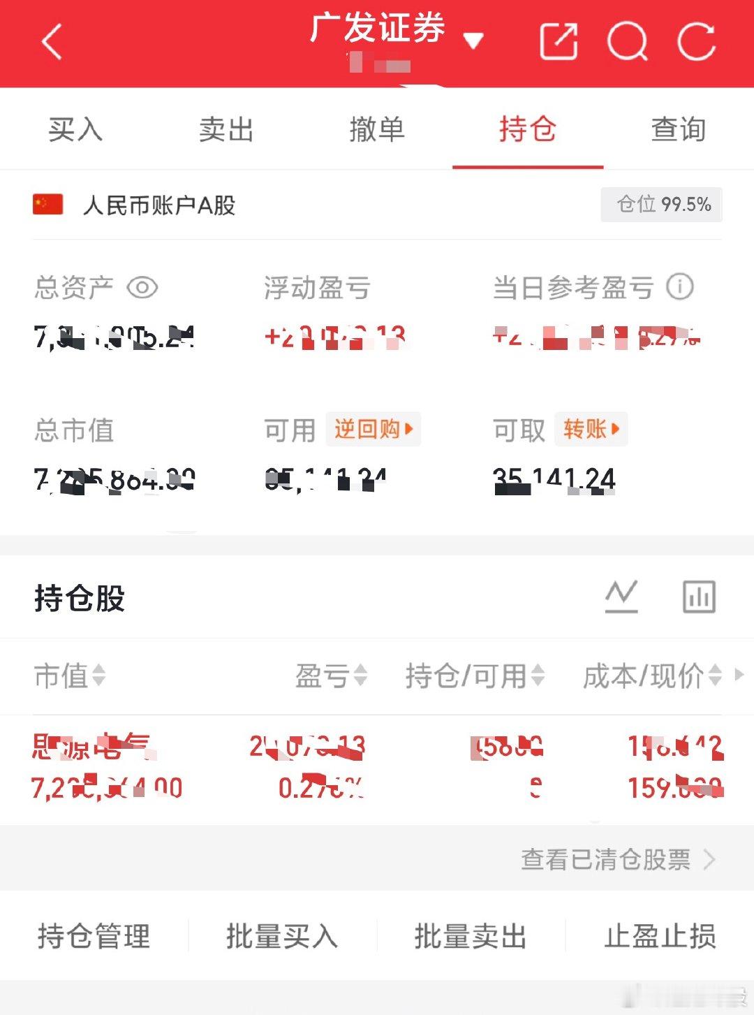 吾的S盘200个本本翻到1000个记录（第二百五十七天）今天入仓：思源电气。晚上