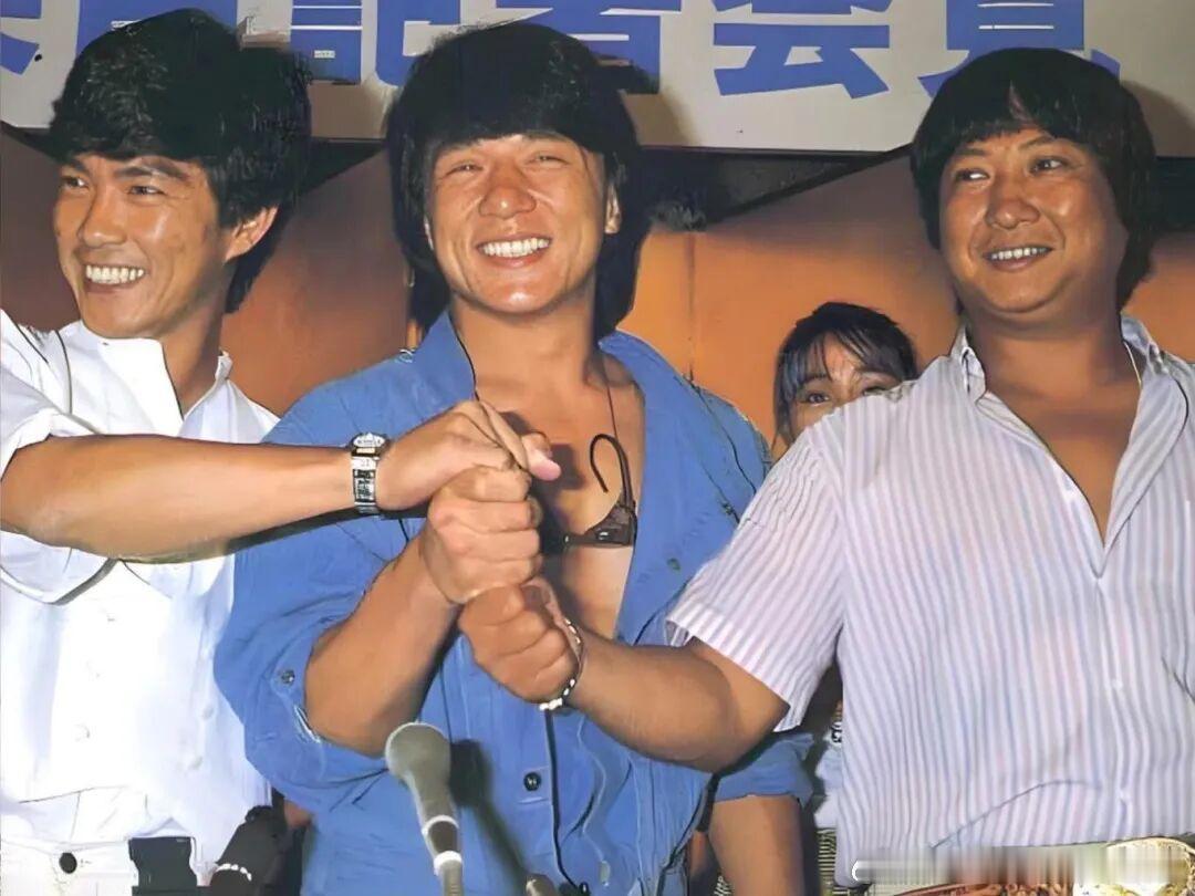 八十年代 成龙 元彪 洪金宝 珍贵合影老照片