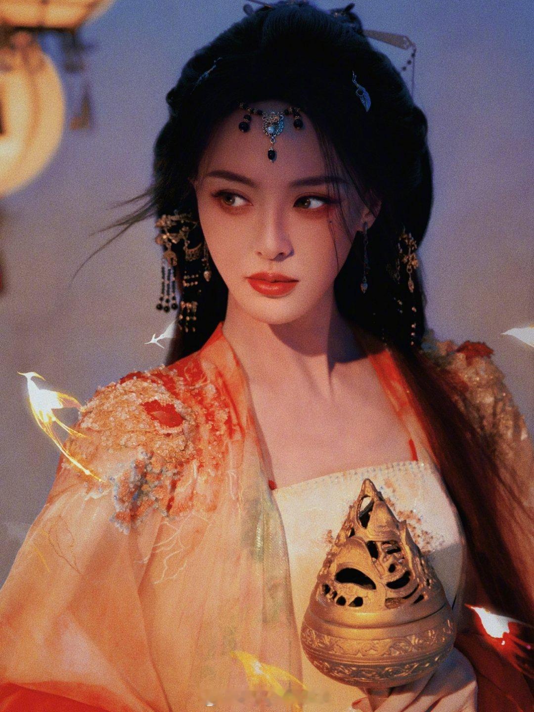 唐嫣陈岩 ty唐嫣此刻的生活 唐嫣端午大片太美明艳花神与清冷白月光无缝切  直接