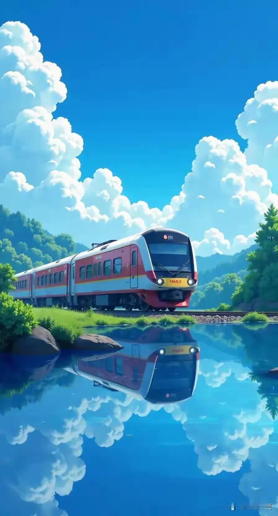 对联挑战：诚邀请秀出你的下联？
上联：天际云朵水中映，
下联：邀请[作揖][玫