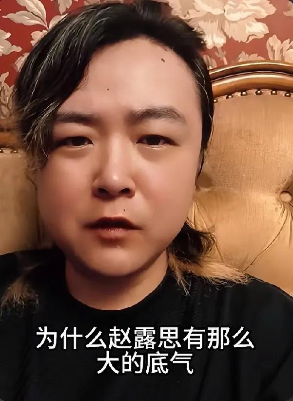 有一业内导演称赵露思如今敢这么有底气的出来手撕资本银河酷娱，各种揭银河酷娱底裤，