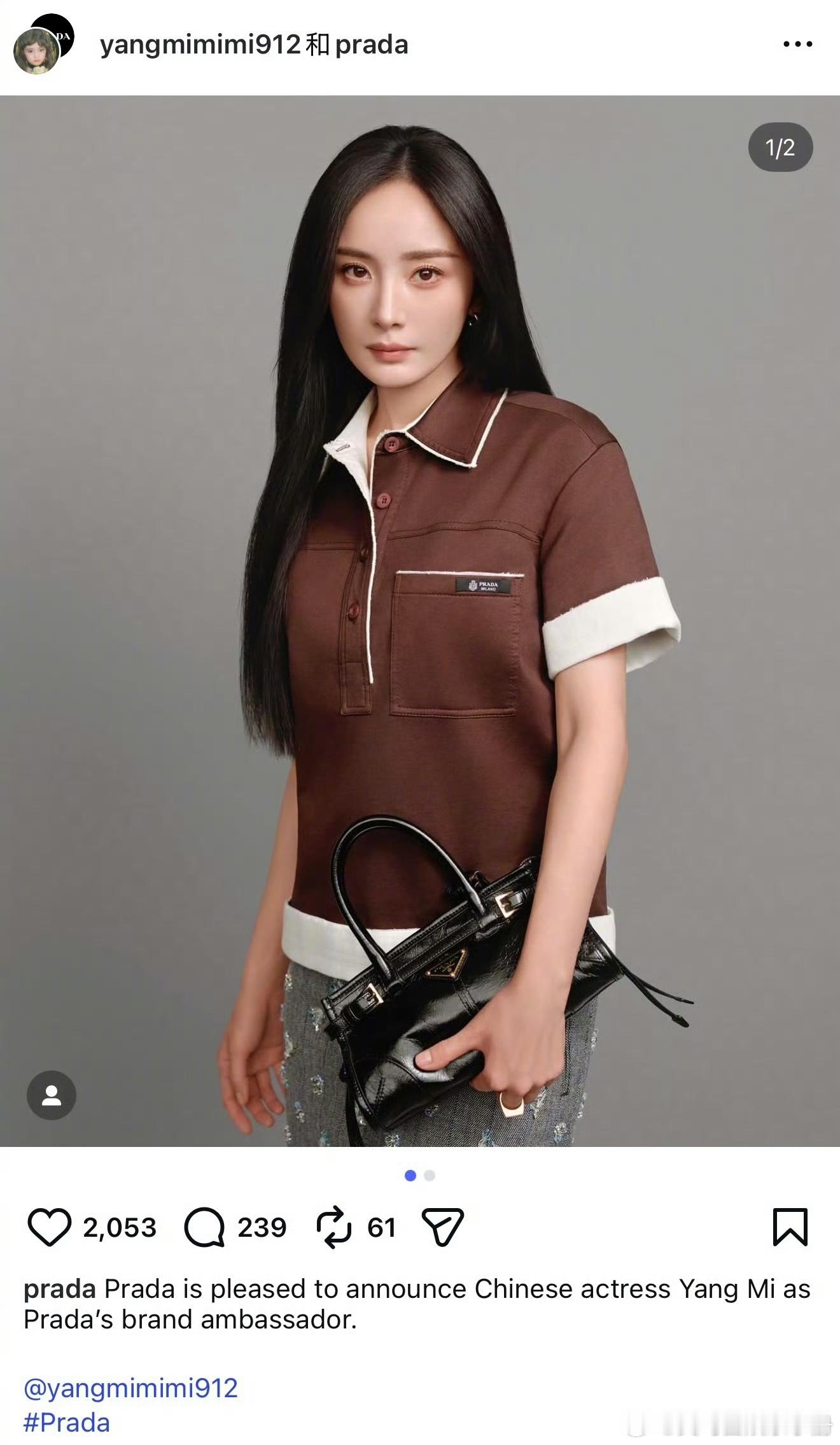 85🌸最新奢品成衣代言，你怎么看？杨幂Prada 辛芷蕾Chanel 刘诗诗C