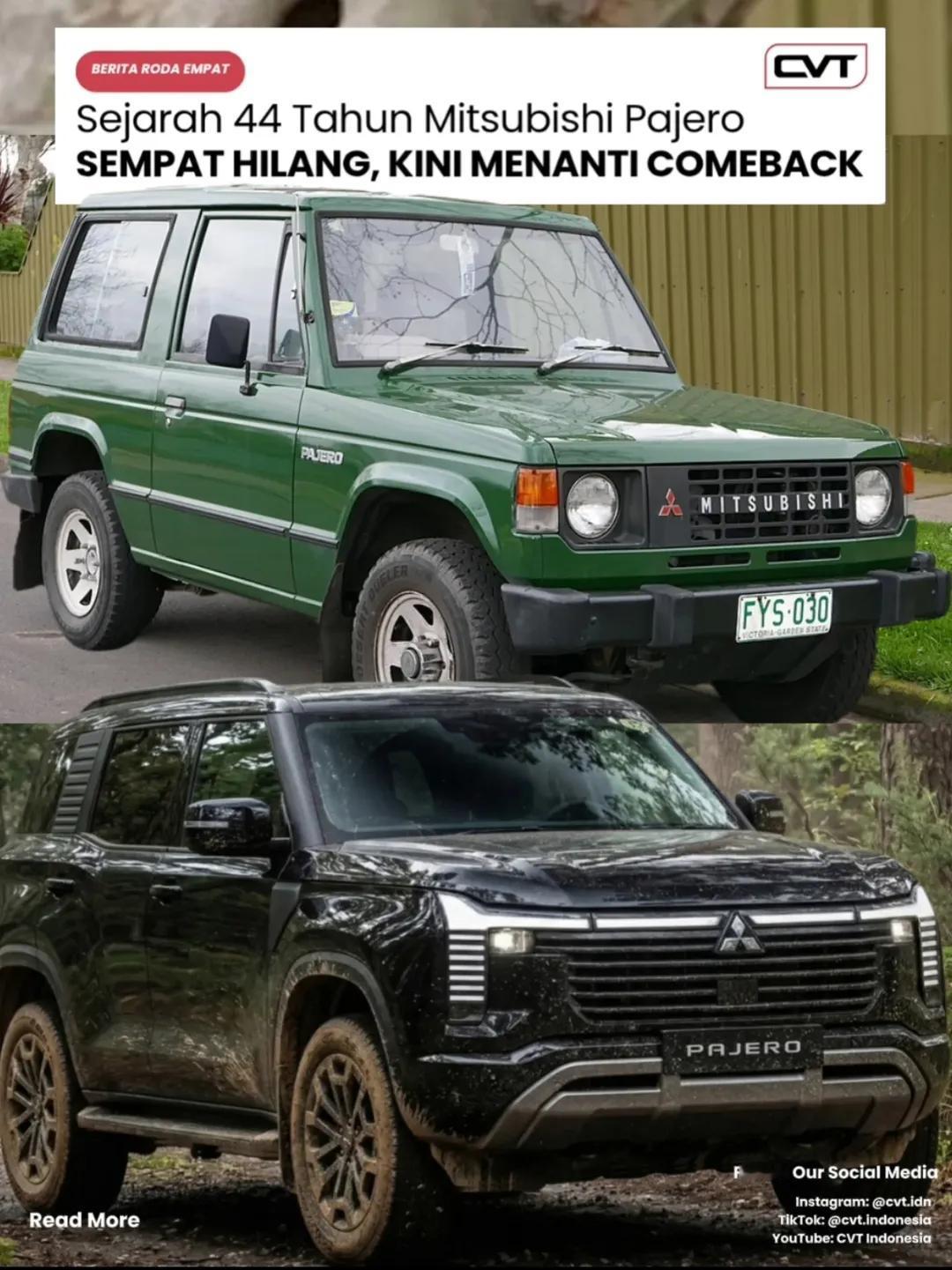 正统的三菱帕杰罗，可能要复活了

自1982年推出以来，三菱帕杰罗（Pajero