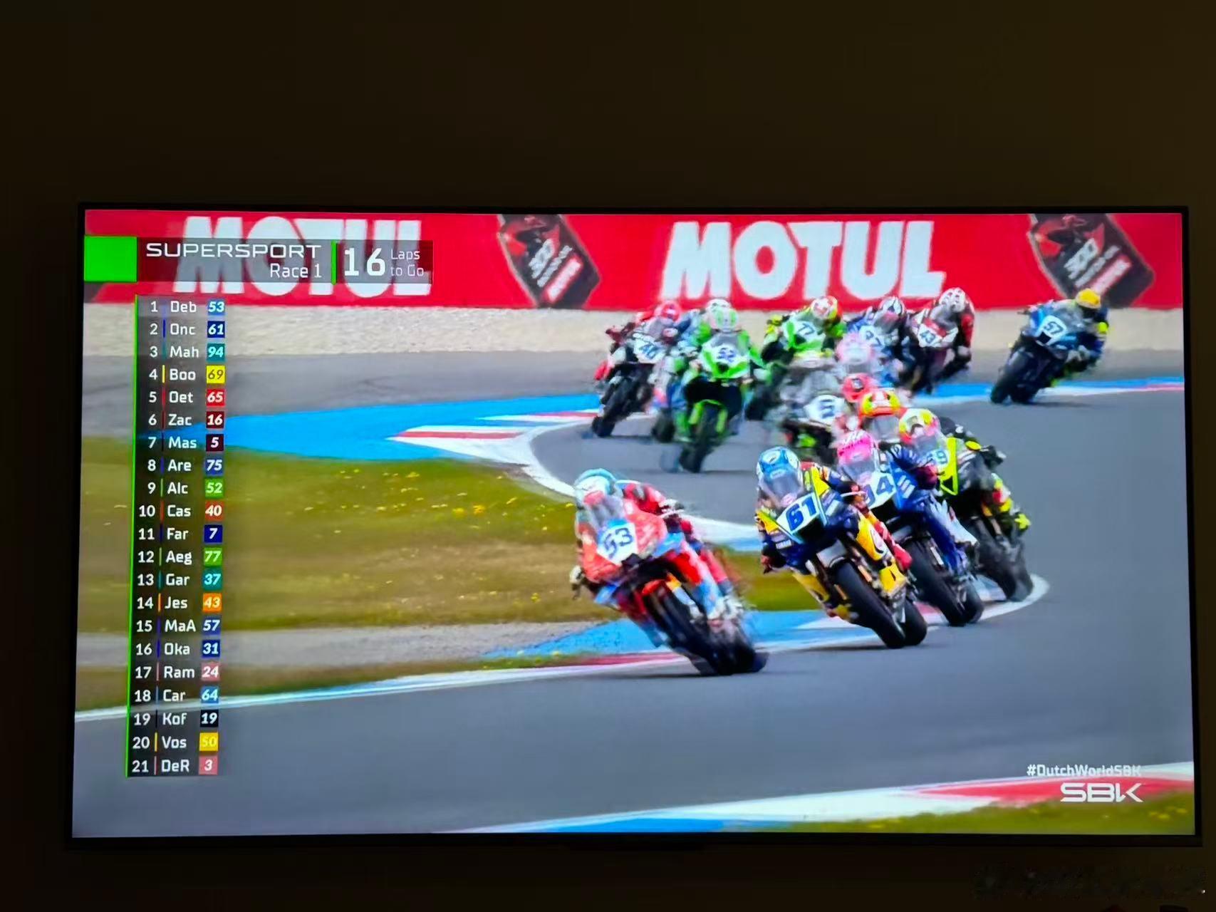 张雪机车首回合第4第三冲线，犯规最后被罚时到第四最后几圈斗得很厉害期待一下第二回