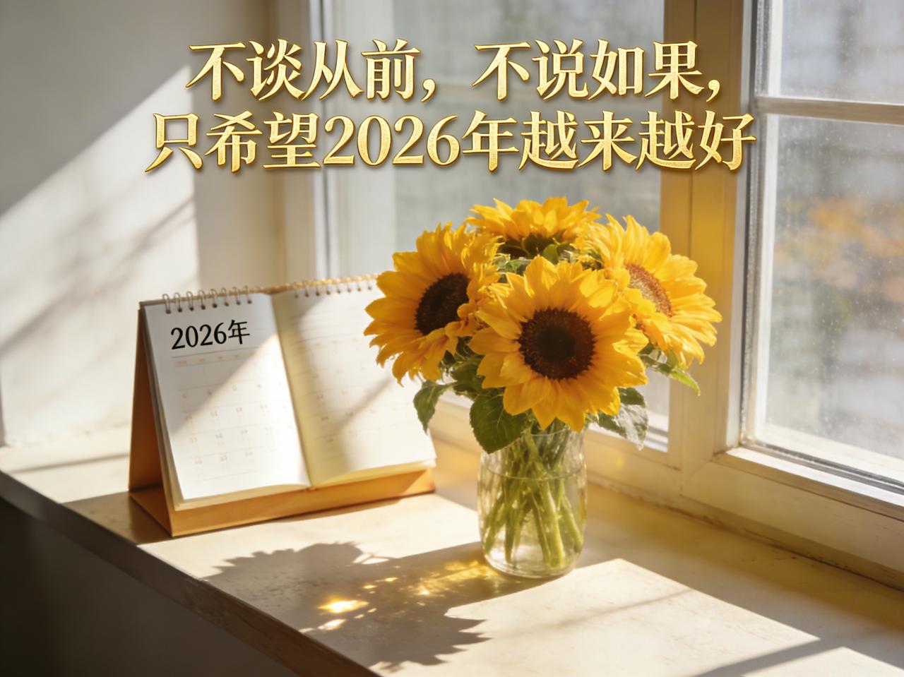 不谈从前，不说如果，只希望2026年越来越好
 
翻过年轮，2026的晨光已洒满