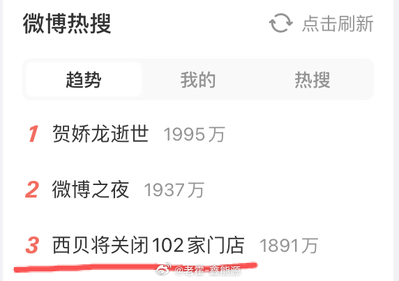 西贝冷冻2年的西蓝花系误解西贝将关闭102家门店 再次证明了一件事，就是现在大家