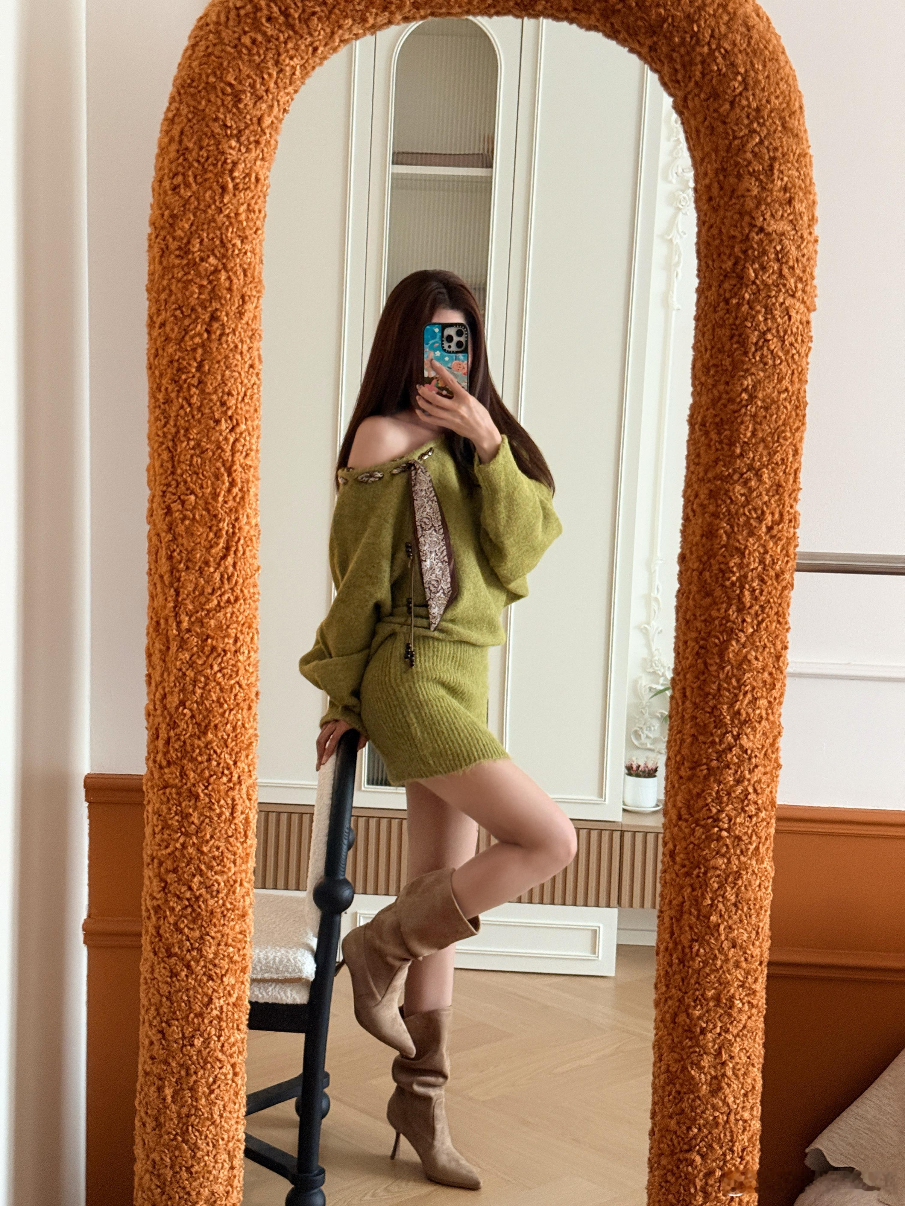 我就问你这镜子我买的成不成功时尚穿搭女生穿搭冬季时尚穿搭OOTD