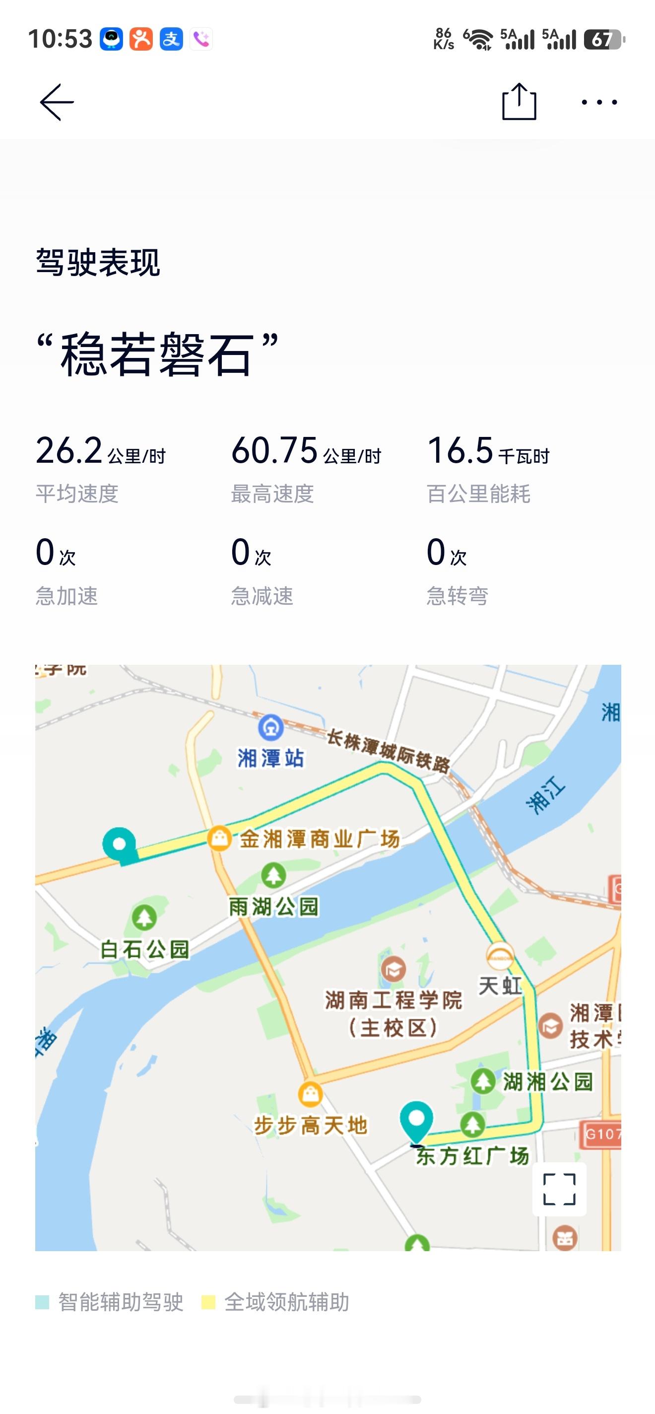 又用蔚来的NOP，完成了一次城区的零接管是零接管，但的确是用通行效率换的这一次整