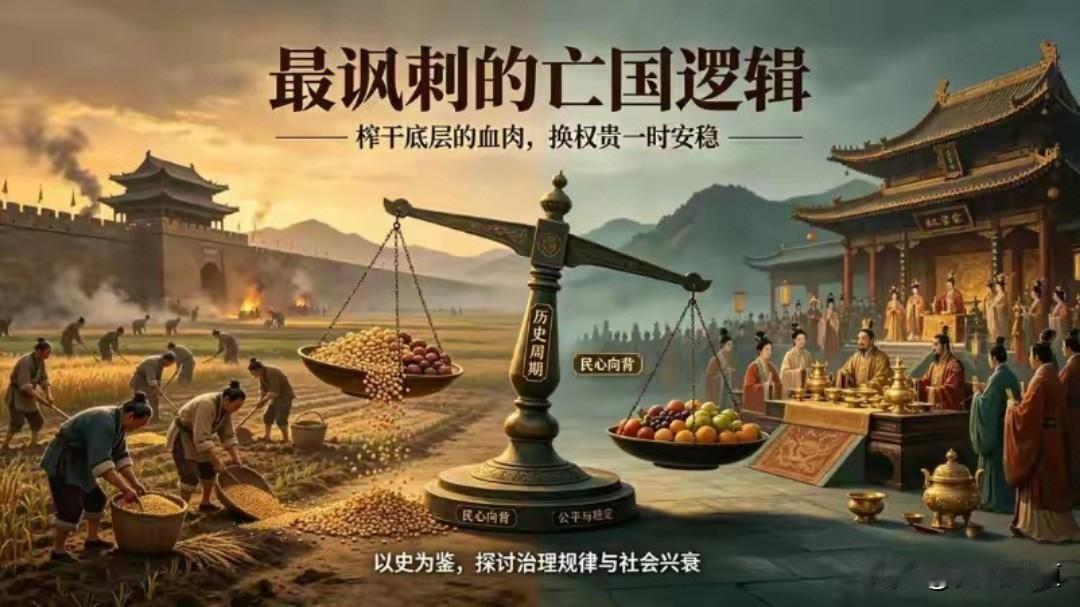 千年王朝兴衰真相：外患不足亡国，耗民方致倾颓
 
纵观千年史册，王朝更迭、盛衰轮