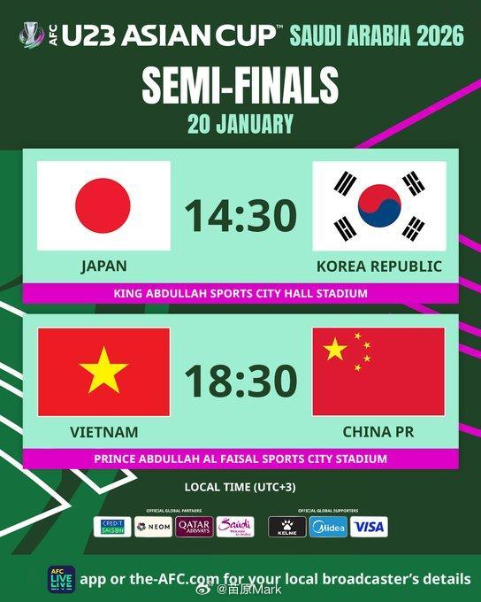 U23国足vs越南U23 决赛会是谁踢谁？ 