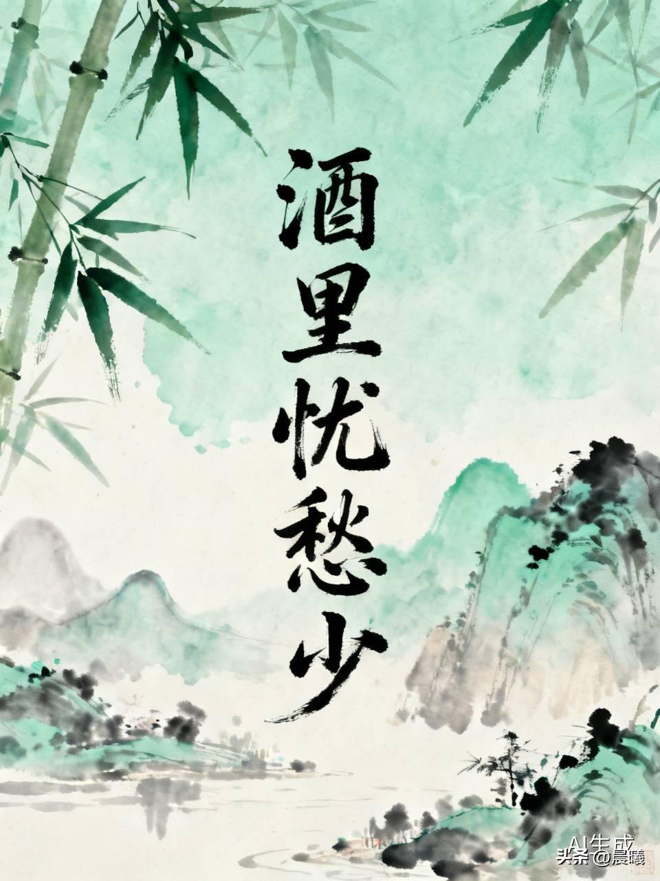 看到“酒里忧愁少”这个上联，瞬间来了兴致。我对“书中喜乐多”。
酒能让人暂时忘却
