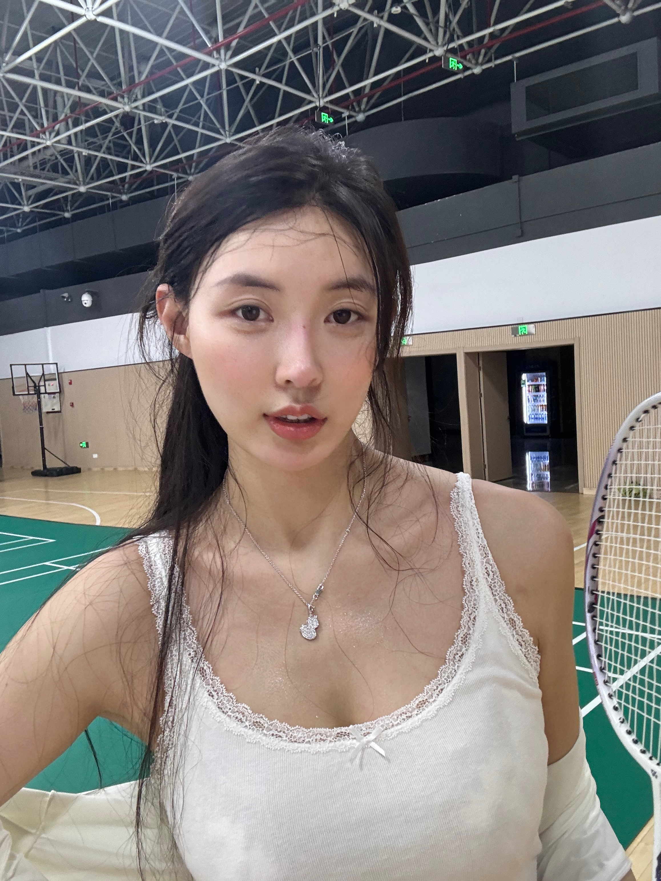 喜欢运动后的素颜 ​​​