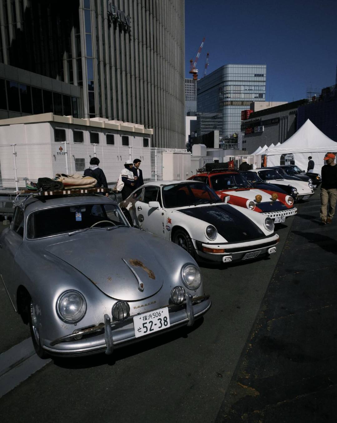 东京KK线 高架桥上的保时捷车聚活动 pt.17 日本风情画 东京KK线 KK线