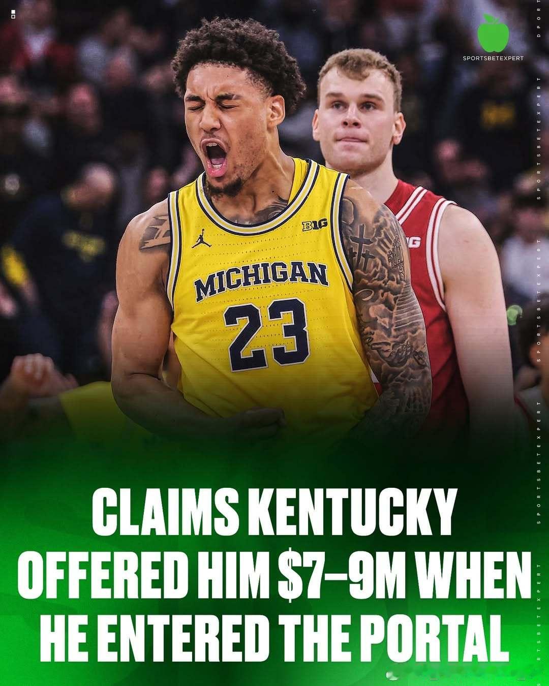 美联社采访亚克塞尔·伦德伯格(Yaxel Lendeborg)时，他表示马克·波