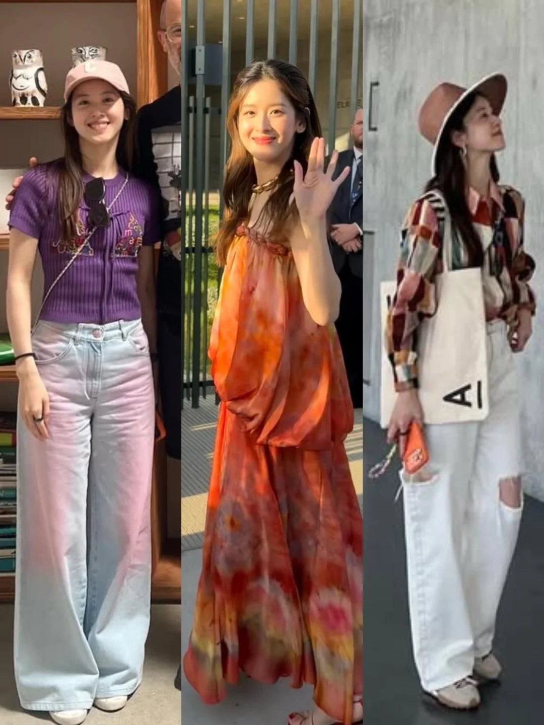 章泽天发来明信片，美貌持续在线中