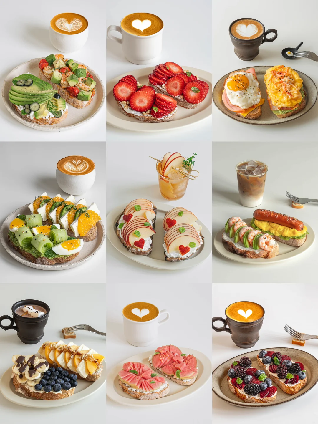 开放式欧包合集🍴｜我的一些brunch美学