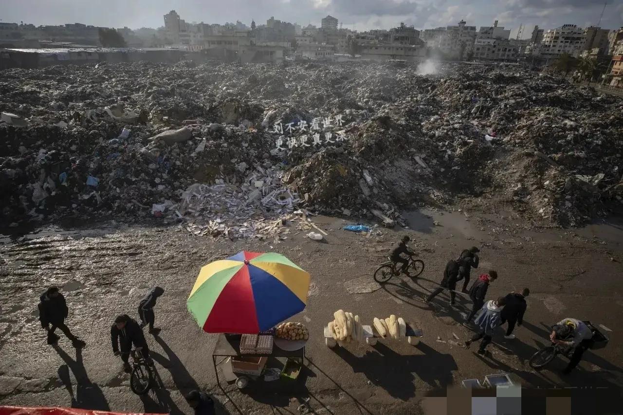 在加沙地带这片标志性土地上，巴勒斯坦民众对于未来的去向问题展现出深刻的意见分歧。