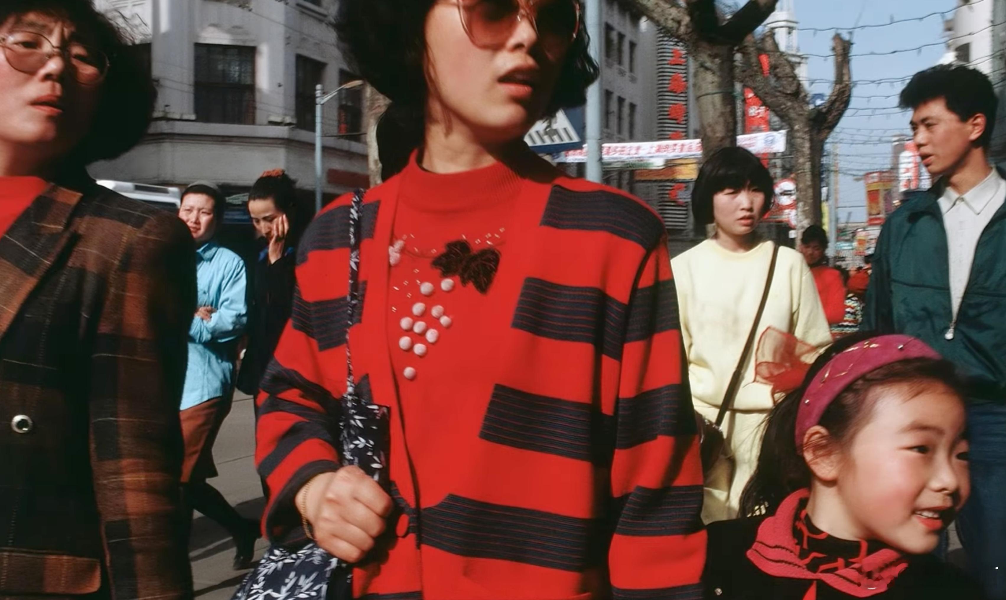 上海1990～1993年，荷兰摄影师罗伯特/摄 