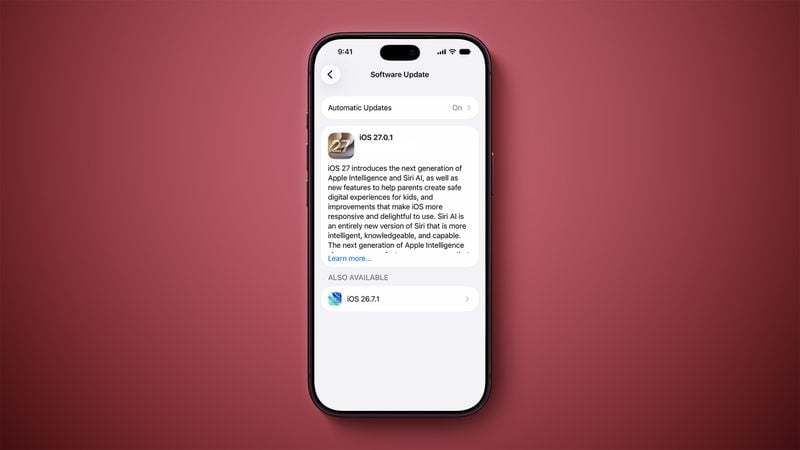 【苹果调整iPhone更新排序】苹果推动iOS26用户升级iOS27 10 月 