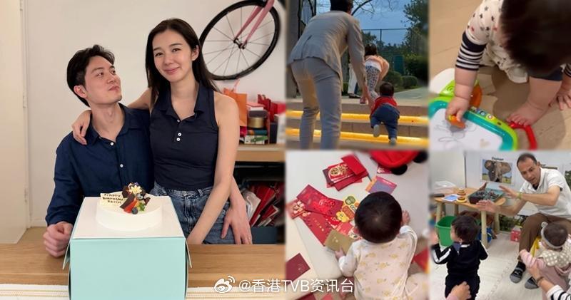 明报：麦明诗分享家庭点滴 与老公庆生 儿子学爬楼梯拆利市萌爆“十优港姐”麦明诗与