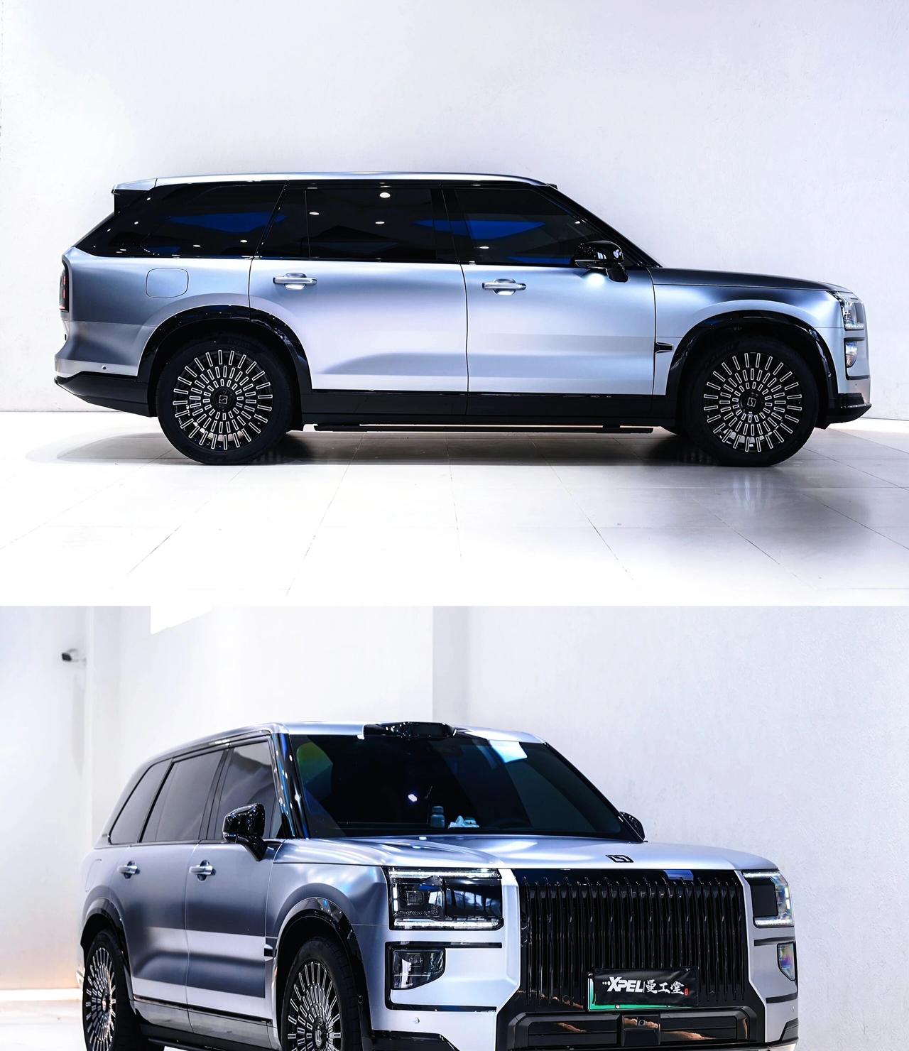 别纠结啦，极氪9X改色真的可以直接冲看腻了千篇一律的黑白配色，SUV也能玩出专属