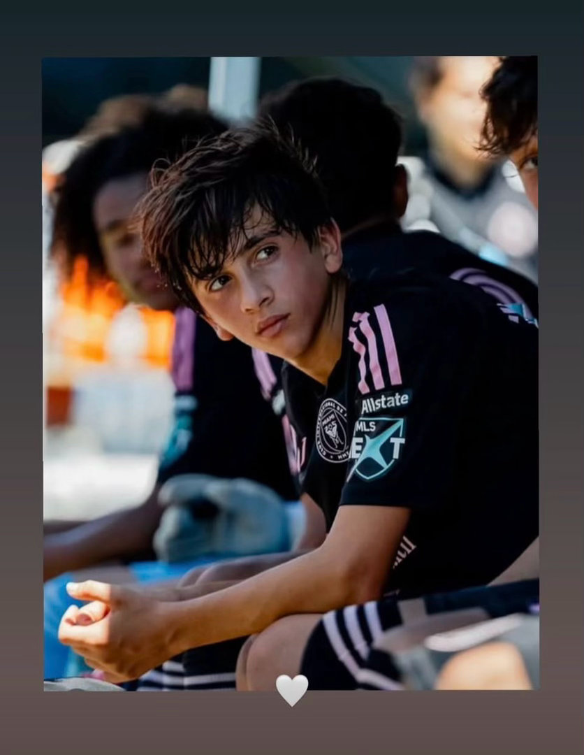 安妞晒宝～蒂总像极了妈妈蒂亚戈梅西安东内拉迈阿密国际超话