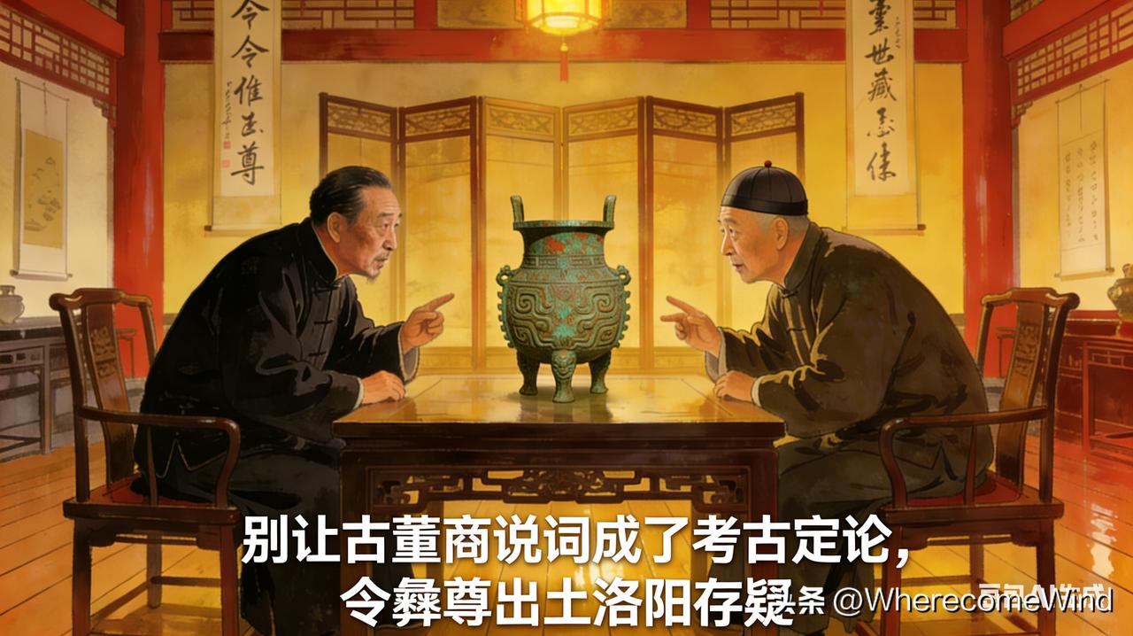 令彝尊出土洛阳存疑！
别让古董商口述成为考古定论！
 
一、令彝尊“洛阳马坡出土