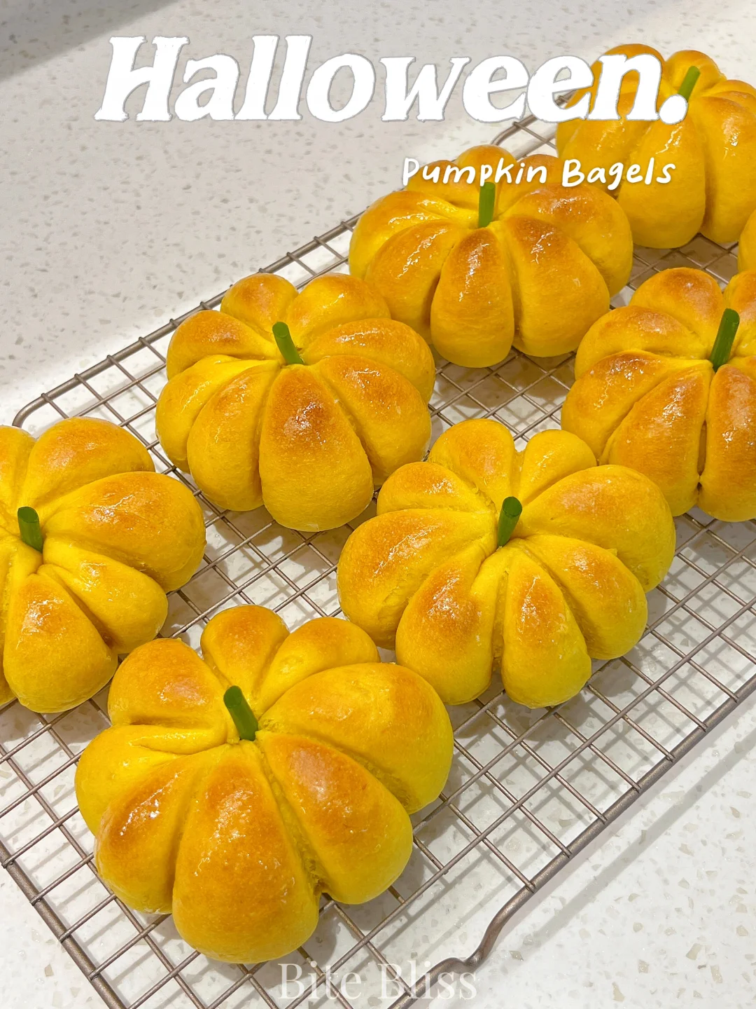 Happy Halloween🎃低糖无油南瓜贝果