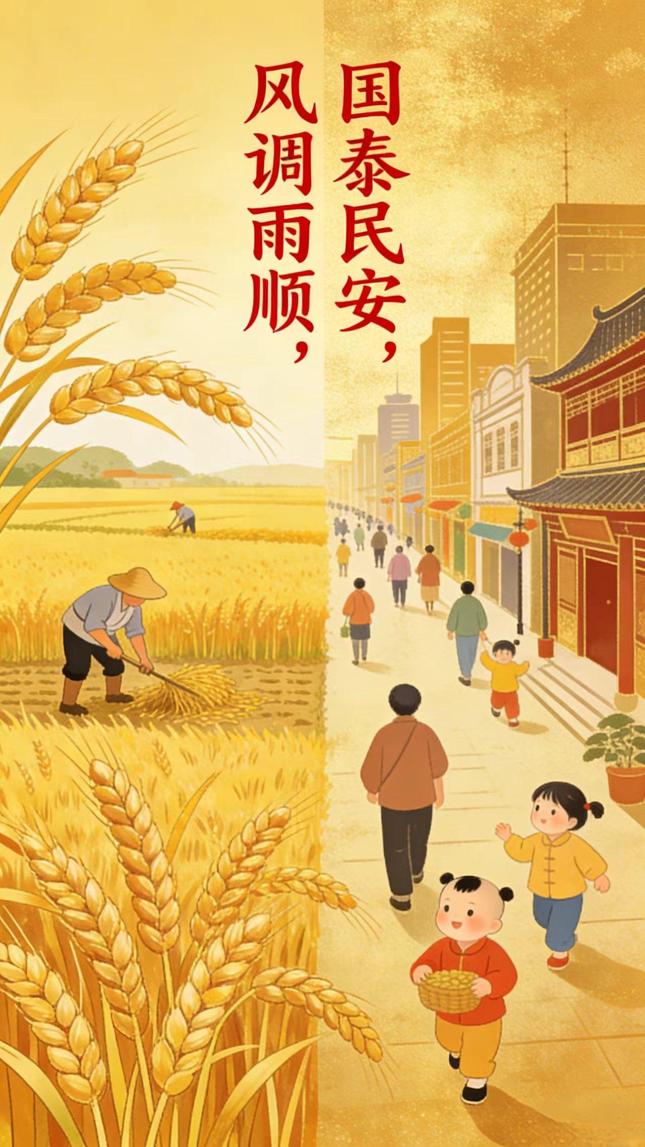 风调雨顺对仗什么最好?