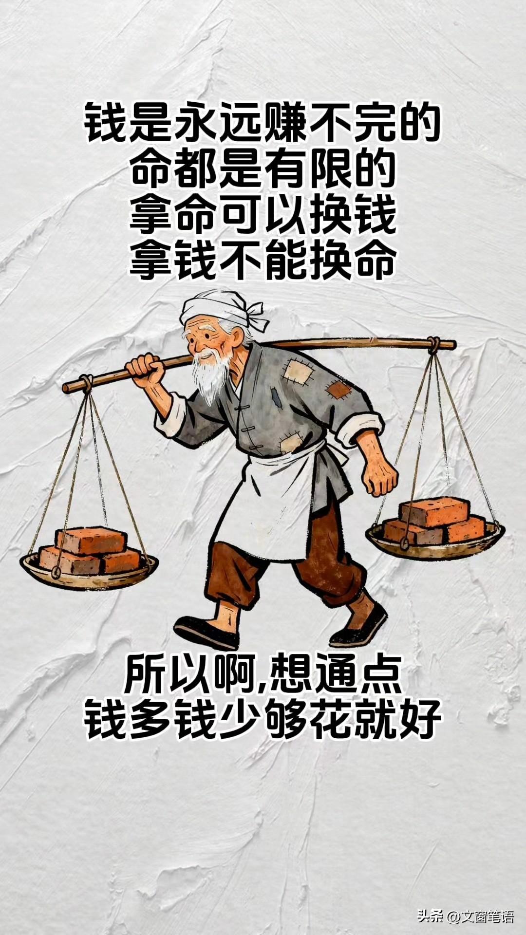 拿命换钱,最后能留下什么?这个问题很好回答。但凡有点常识的人都会觉得，钱不好挣，