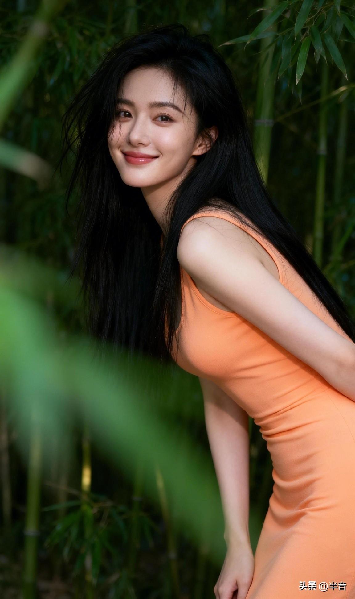 竹影婆娑，光影为墨
不迎合，不随波
做自己的光
女人如何穿出含蓄的性感?