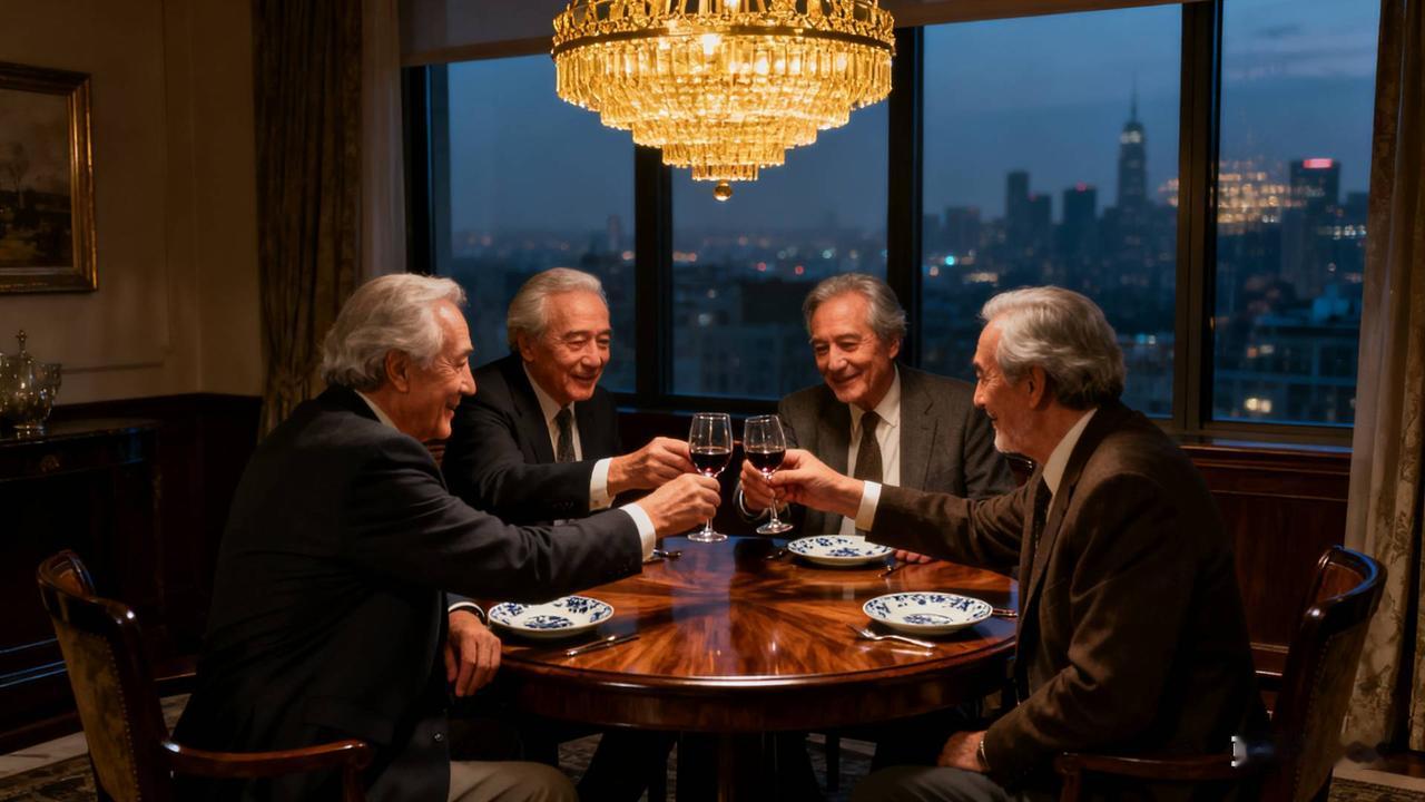 岁月匆匆六六春，常思老友远风尘。
世间烦扰都看淡，顺着本心寻乐真。
 
半生起落