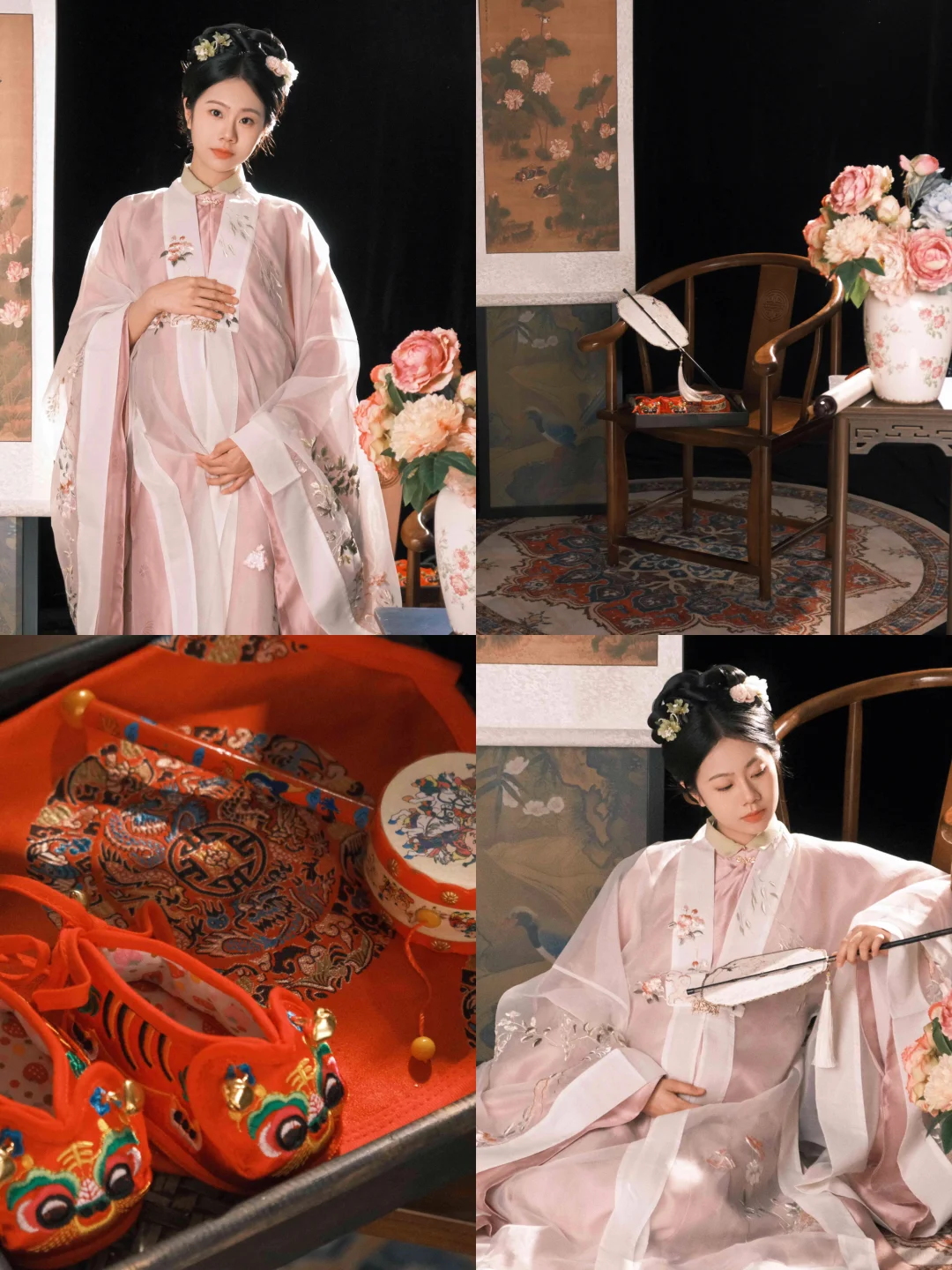 孕期记录｜端庄又好看的明制汉服孕妇写真