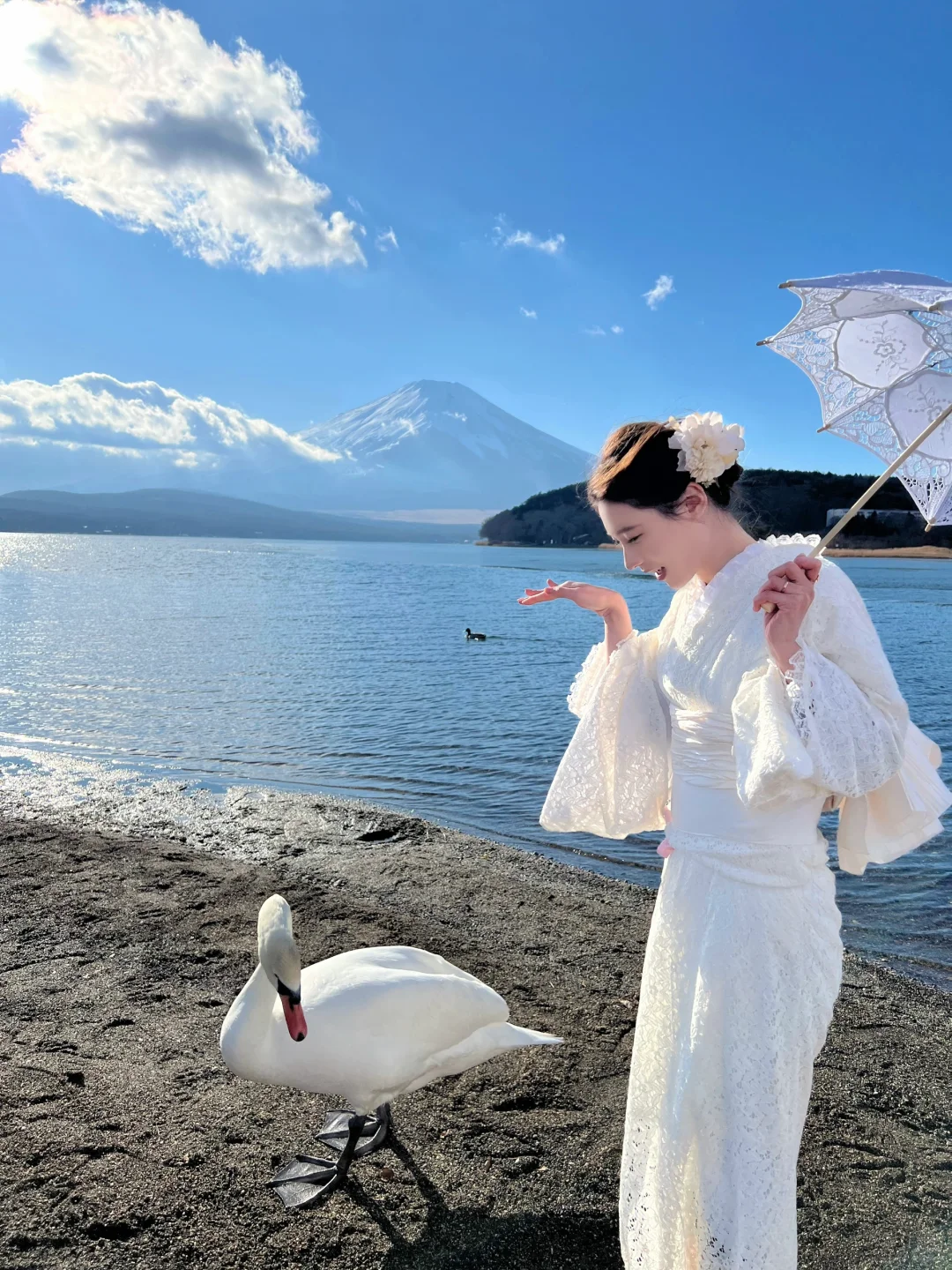 盲选到能见度10级的富士山🗻幸运~