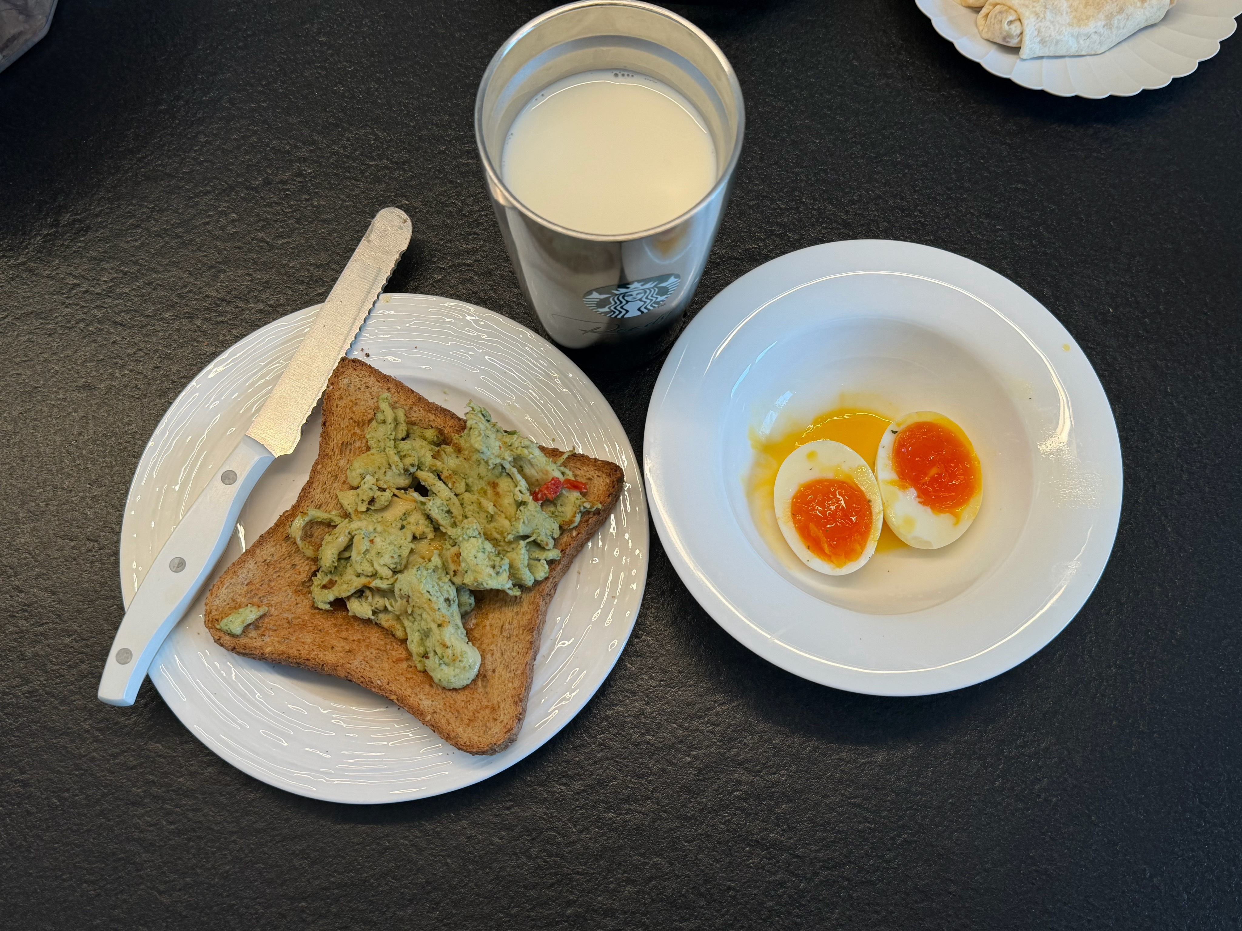 早今天早上吃多点肉 