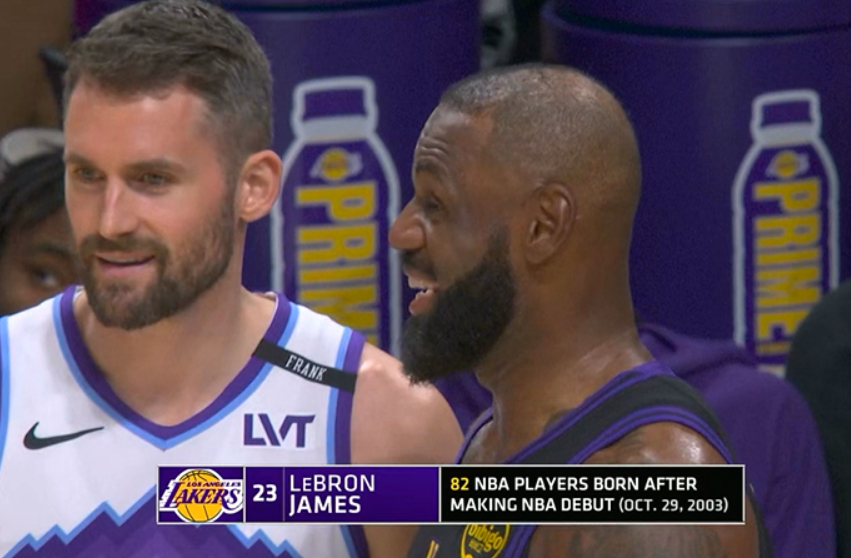 ▲联盟目前有82名球员是在我勒NBA首秀之后出生的Ace BaileyAdou 