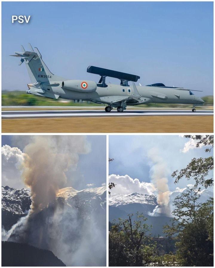 印度空军1架预警机在克什米尔地区坠毁，这是本月以来继Su-30MKI降落时坠毁后