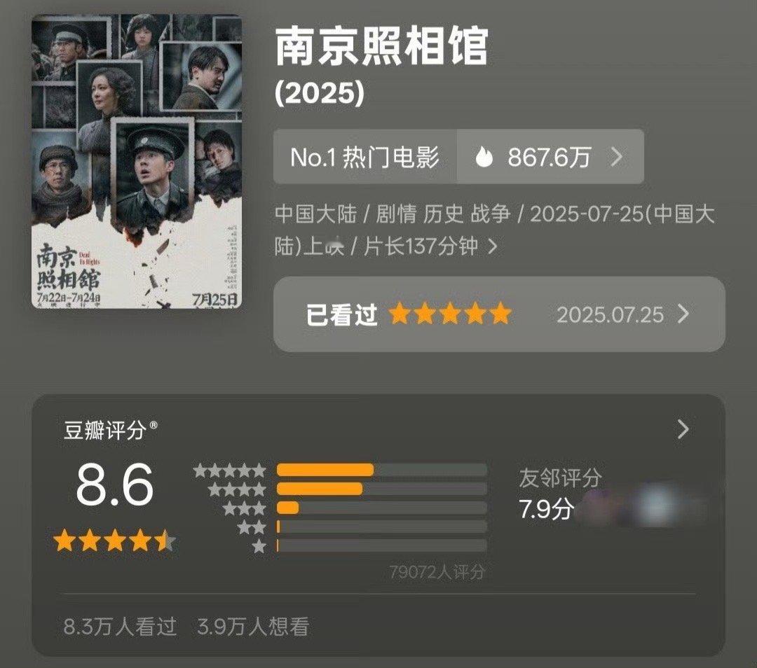 很值得每一位去看的一部电影 ​​​