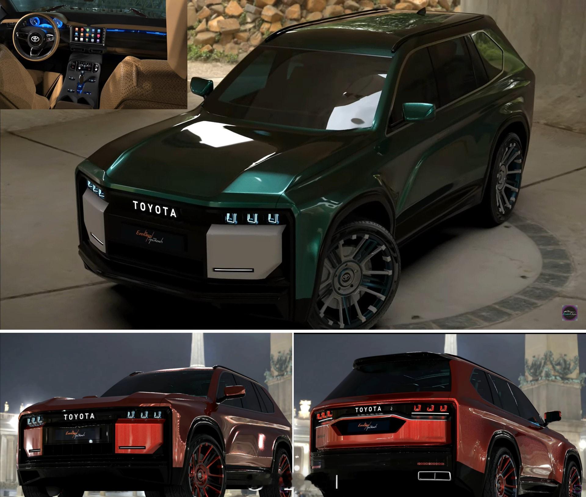 丰田RAV4  说这个是全新RAV4谁敢相信，这设计比全新霸道都帅多了吧[举手]