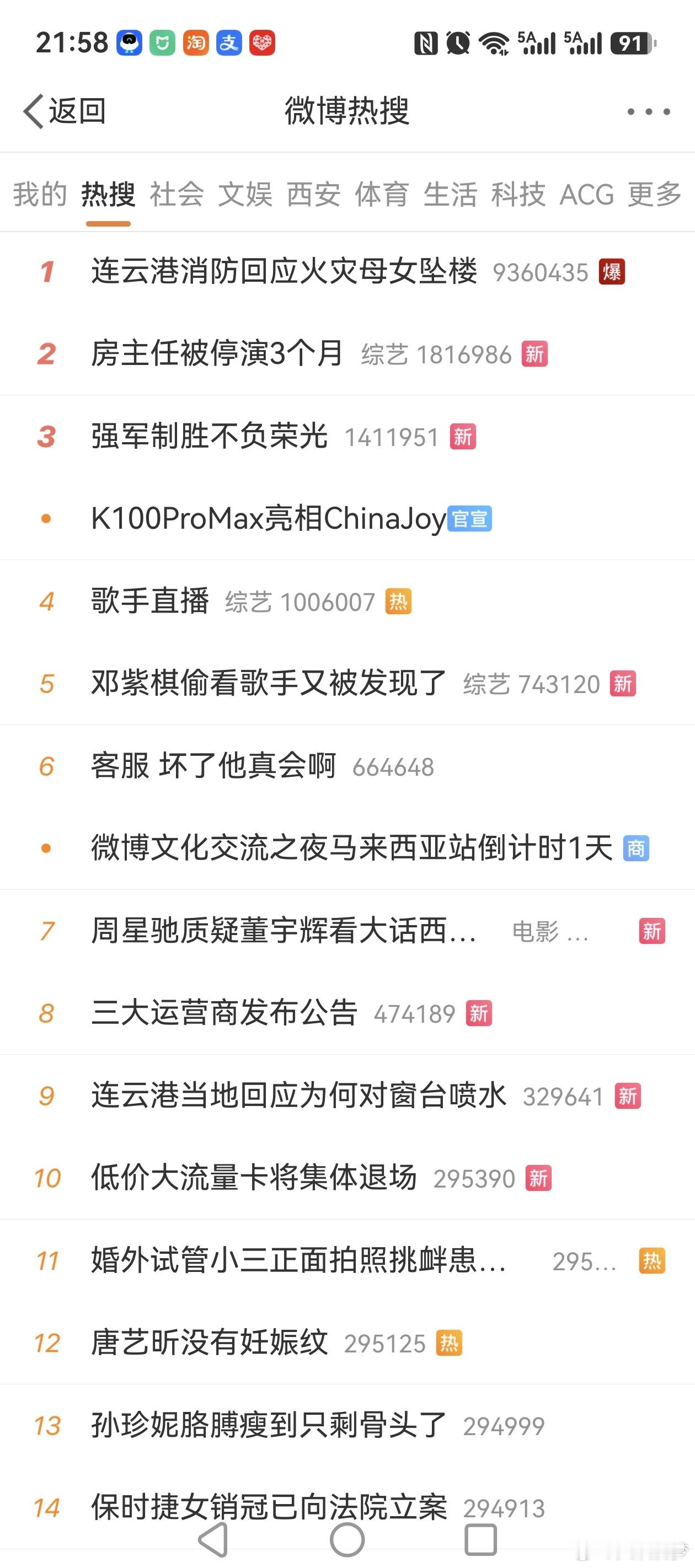连云港消防回应火灾母女坠楼2026年7月的最后一天，看到了这个最顶的热搜，心中满