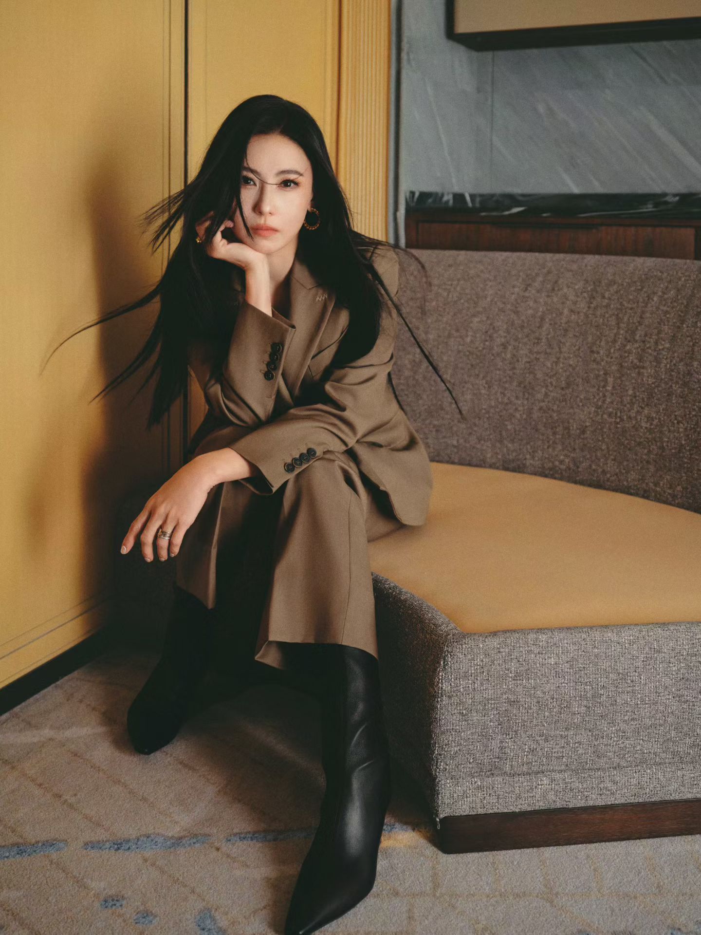 MaxMara75周年青岛活动，美丽优雅的张柏芝[心] ​​​