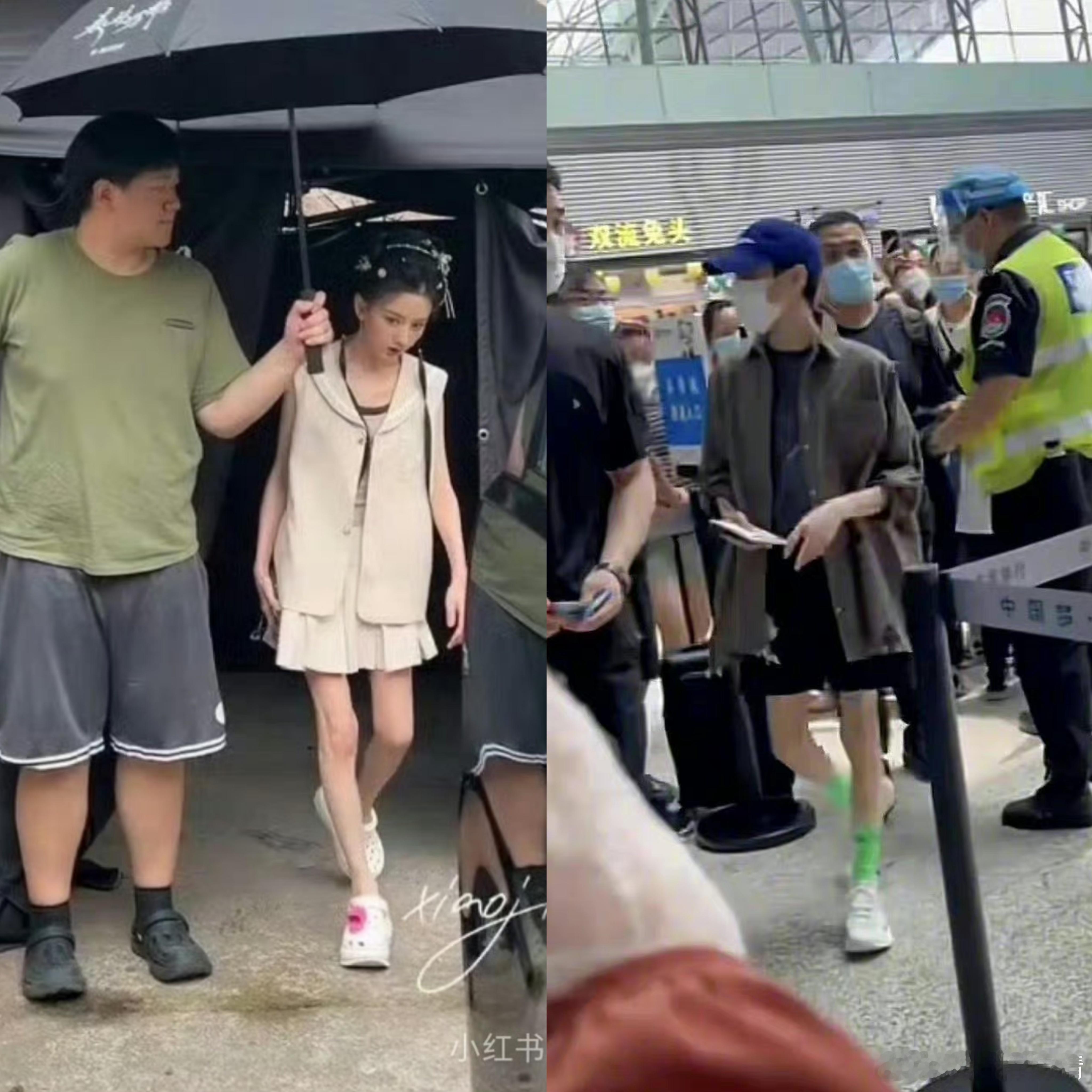 宋祖儿怎么瘦成这样了和罗云熙一样是漫画腿，希望帅哥美女要好好吃饭哦[举手] ​​