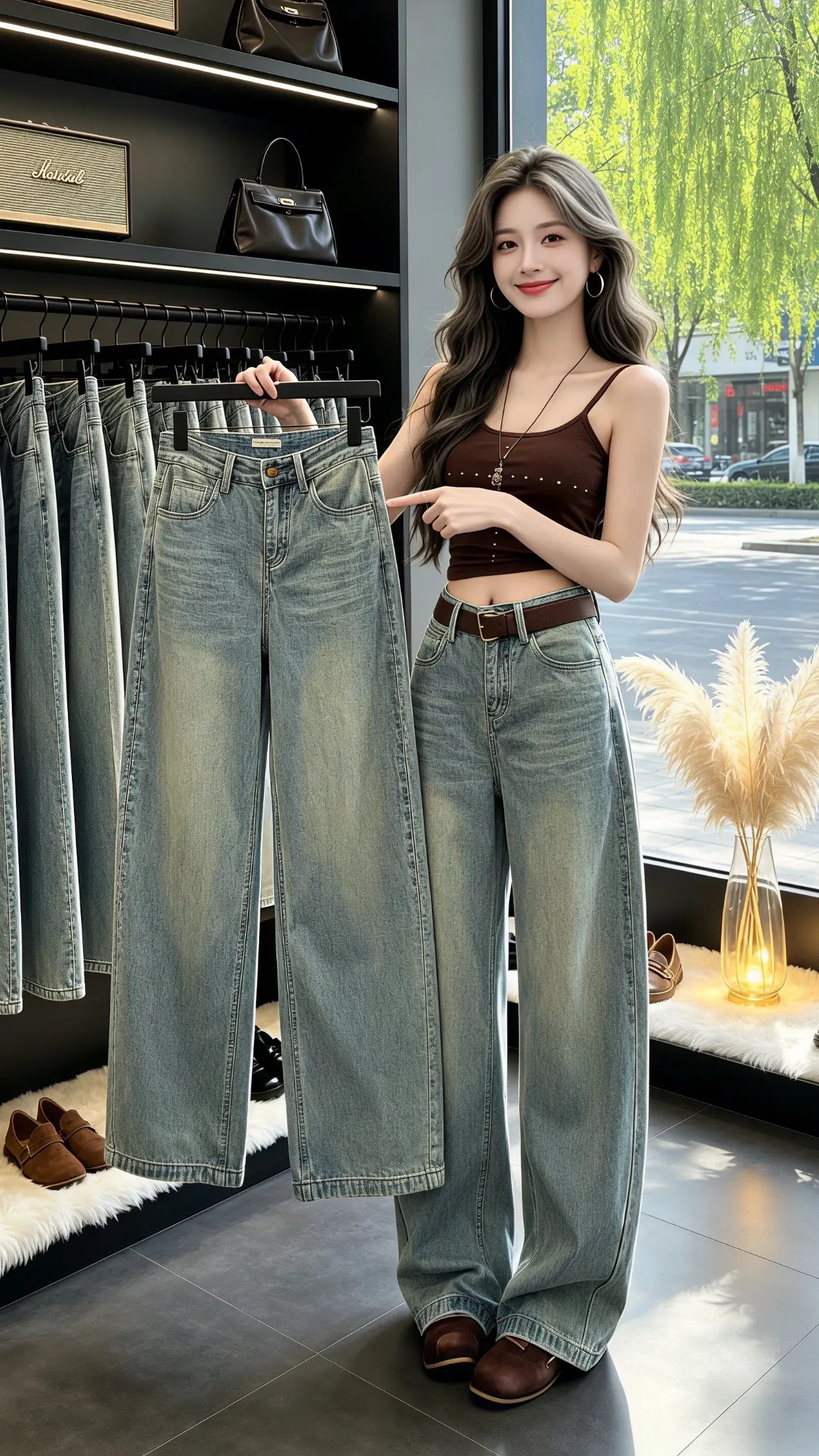 怎么将牛仔裤穿出高级感 梨型身材必入牛仔裤 一条牛仔裤搞定一周穿搭 牛...