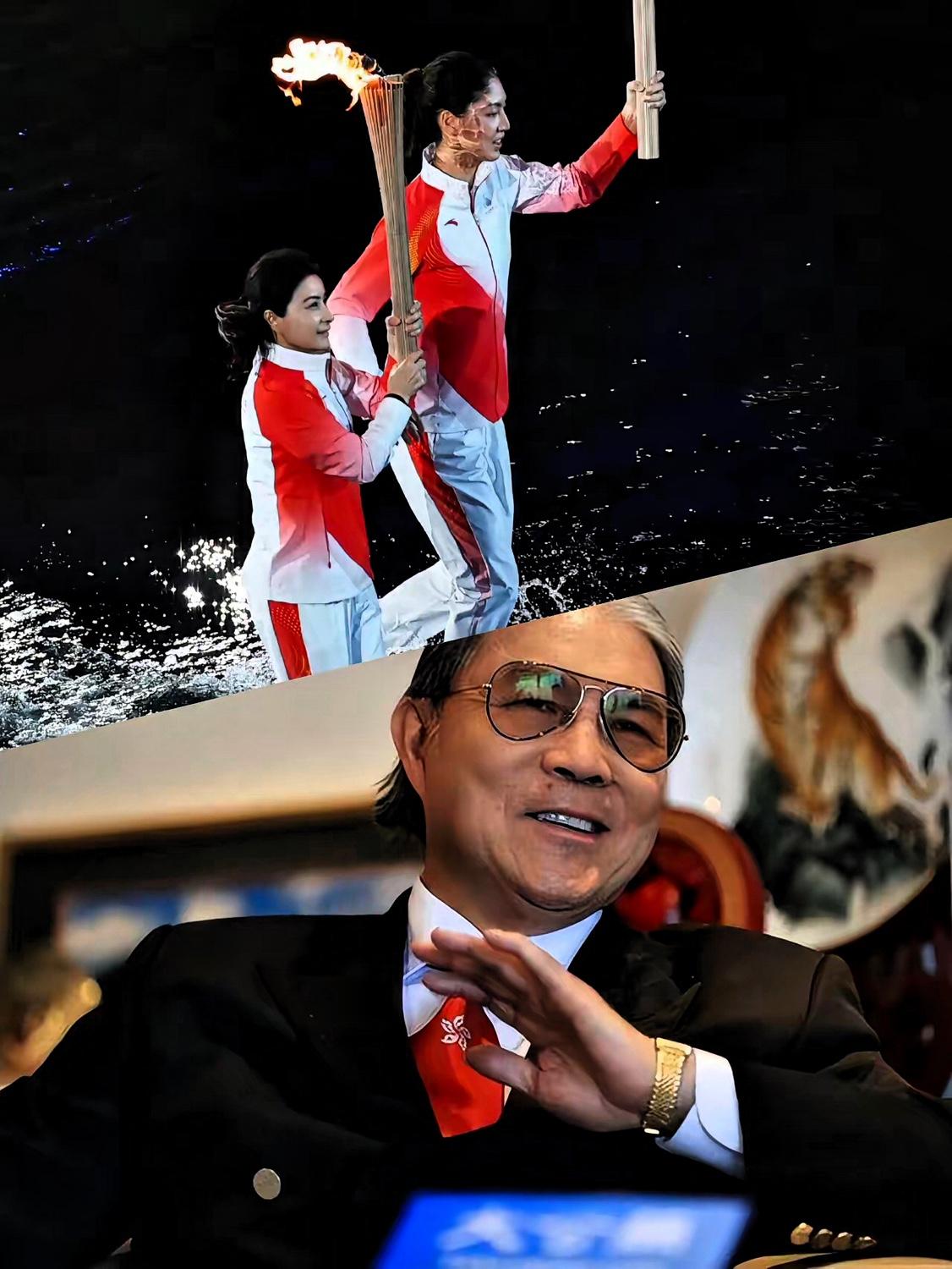 霍震霆现场惊到直拍手？
郭晶晶藏了个大惊喜没透半点口风！

全运会火炬传递环节。