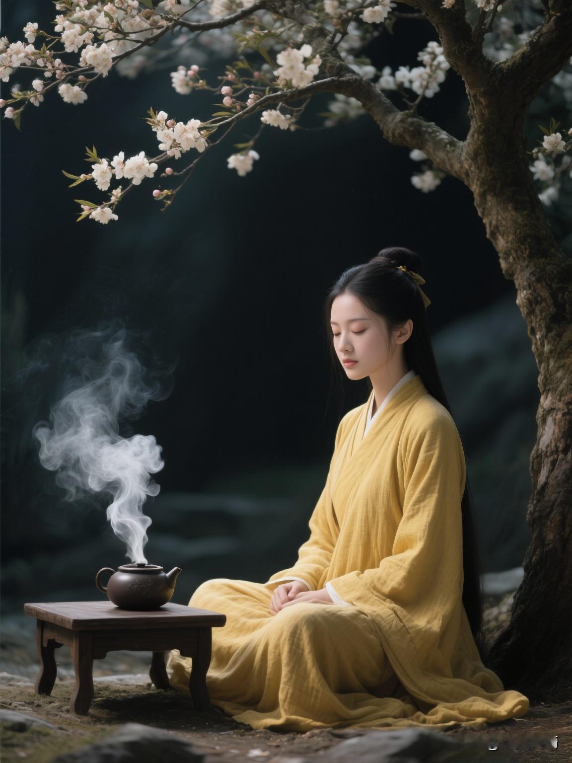 《莫向外求，吾性自足》

本自圆成何用修，清风明月两悠悠。
向外驰求皆是妄，归来